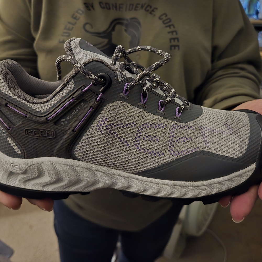 Keen Women's Gray and Purple Hiking Shoes